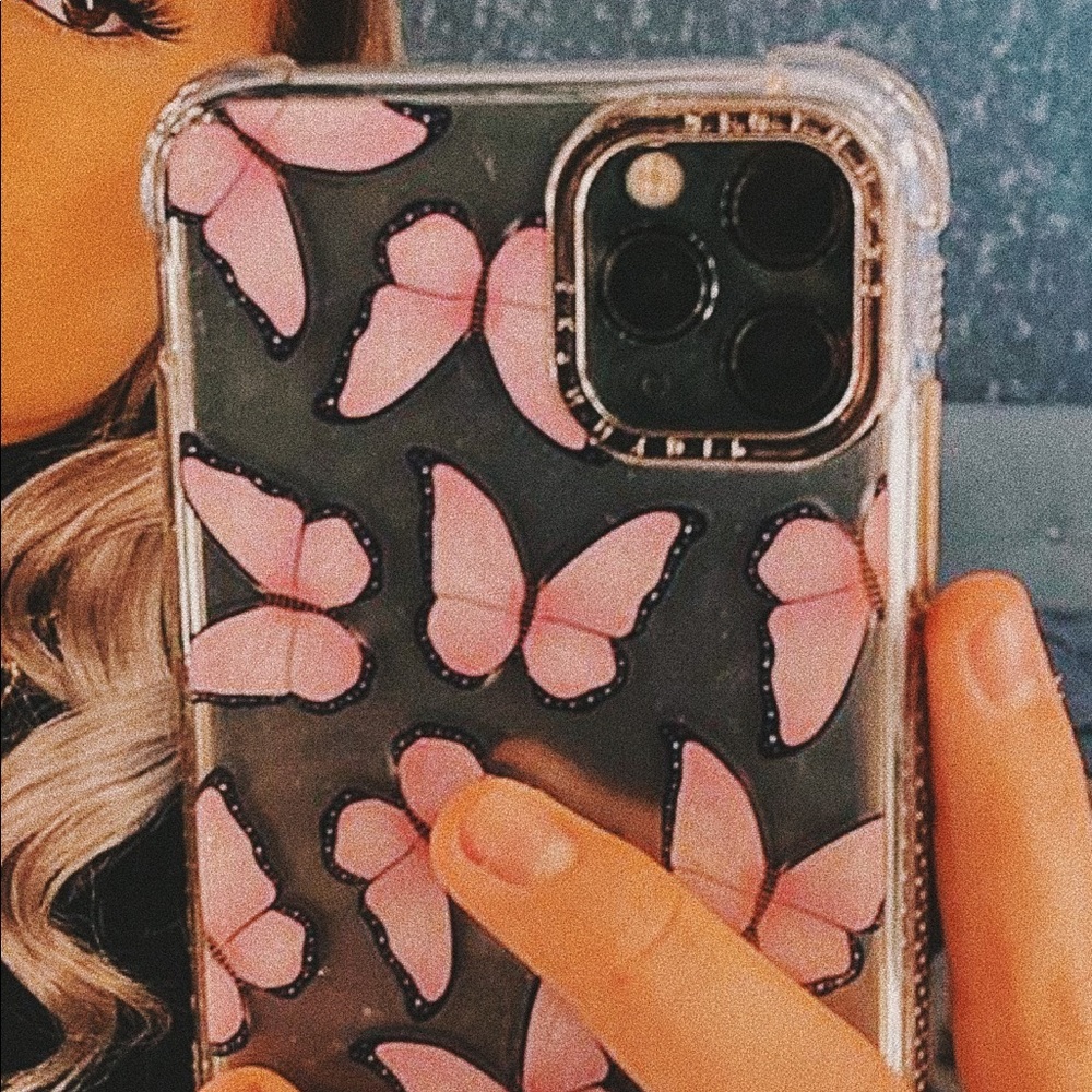 🦋 pink butterfly SkinnyDip London iPhone Pro Max